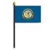 Kentucky State Flag on Staff, 4x6", Polyester