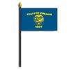 Oregon State Flag on Staff, 8x12", Polyester