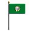 Washington State Flag on Staff, 4x6", Polyester