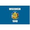 Wisconsin State Flag, 12x18", Nylon