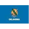Oklahoma State Flag w/pole hem, 4x6', Nylon