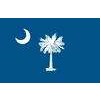 South Carolina State Flag w/pole hem, 4x6', Nyl