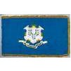 Connecticut State Flag Frg w/pole hem, 4x6', Nyl