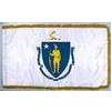 Massachusetts State Flag Frg w/ph, 4x6', Nyl