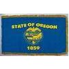 Oregon State Flag Frg w/pole hem, 4x6', Nylon