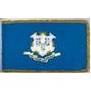 Connecticut State Flag Frg w/pole hem, 5x8', Nyl