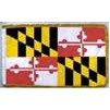 Maryland State Flag Frg w/pole hem, 5x8', Nylon