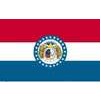 Missouri State Flag w/pole hem, 2x3', Nylon