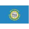 South Dakota State Flag w/pole hem, 2x3', Nylon