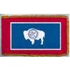 Wyoming State Flag Frg w/pole hem, 2x3', Nylon