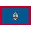 Guam Flag w/pole hem, 2x3', Nylon