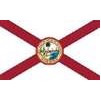 Florida State Flag w/pole hem, 5x8', Nylon