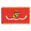 US Marine Corps Flag Fringe w/ Pole Hem - Nylon