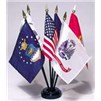 Mini Armed Forces Set on staff, 4x6", Polyester