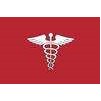 Surgeon Officers Flag, 12x18", Nylon Dyed