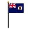 Cayman Islands  Flag on Staff, 4x6", Poly