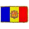 Andorra Flag w/Seal Frg w/pole hem, 2x3', Nylon