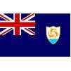 Anguilla Flag w/pole hem, 2x3', Nylon