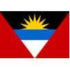 Antigua & Barbuda Flag w/pole hem, 2x3', Nylon