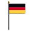 Germany Flag on Staff, 4x6", Polyester