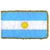 Argentina Flag w/Seal Frg w/pole hem, 2x3', Nylon