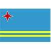 Aruba Flag w/pole hem, 2x3', Nylon