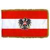 Austria Flag w/Eagle Frg w/pole hem, 2x3', Nylon