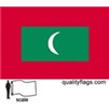 Maldives Flag, 5x8', Nylon