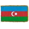 Azerbaijan Flag Frg w/pole hem, 5x8', Nylon