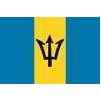 Barbados Flag w/pole hem, 5x8', Nylon