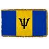 Barbados Flag Frg w/pole hem, 5x8', Nylon