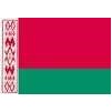 Belarus Flag w/pole hem, 2x3', Nylon