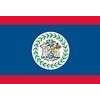 Belize Flag w/pole hem, 2x3', Nylon