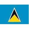 St. Lucia Flag, 5x8', Nylon