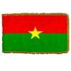 Burkina Faso Flag Frg w/pole hem, 5x8', Nylon