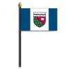 Northwest Territories Flag on Staff, 4x6", Poly