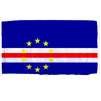 Cape Verde Flag w/pole hem, 5x8', Nylon