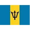 Barbados Flag, 12x18", Nylon