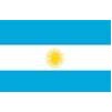 Argentina Flag w/Seal w/pole hem, 3x5', Nylon