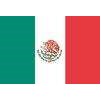 Mexico Flag w/pole hem, 4x6', Nylon
