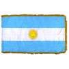 Argentina Flag w/Seal Frg w/pole hem, 3x5', Nylon