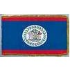 Belize Flag Frg w/pole hem, 4x6', Nylon