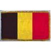 Belgium Flag Frg w/pole hem, 3x5', Nylon
