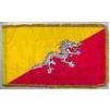 Bhutan Flag Frg w/pole hem, 4x6', Nylon