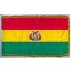 Bolivia Flag w/Seal Frg w/pole hem, 4x6', Nylon