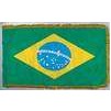 Brazil Flag Frg w/pole hem, 3x5', Nylon