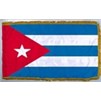 Cuba Flag Frg w/pole hem, 4x6', Nylon