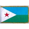 Djibouti Flag Frg w/pole hem, 4x6', Nylon