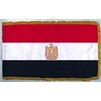 Egypt Flag Frg w/pole hem, 4x6', Nylon
