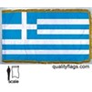 Greece Flag Frg w/pole hem, 3x5', Nylon